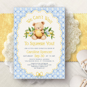 Amalfi Squeeze You Lemon Baby Shower Einladung