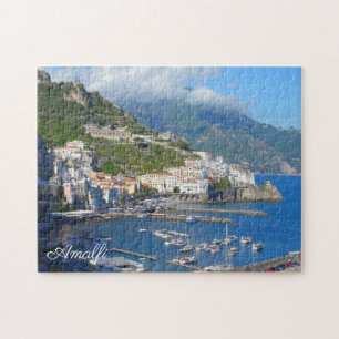 Amalfi Stadtbucht & Hafen Italienische Küste Ital Puzzle