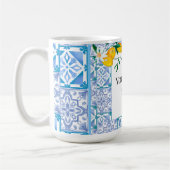 Amalfi-Stil, Zitrone, Sommer Kaffeetasse (Links)