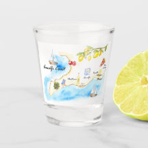 Amalfi Traum Limoncello-Shotglas