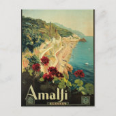 Amalfi Vintag Italienische Postkarte (Vorderseite)