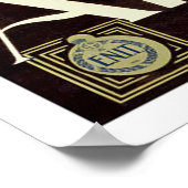 "Amalfi" Vintage Travel Poster (Ecke)