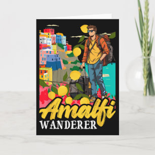 Amalfi Wanderer Italien Amalfiküste Zitrone Reisen Karte