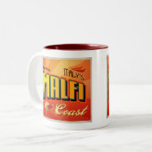 AMALFI ZWEIFARBIGE TASSE (Vorderseite Links)