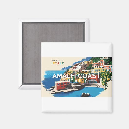 Amalfiküste 1 magnet (Vorderseite/Rückseite)