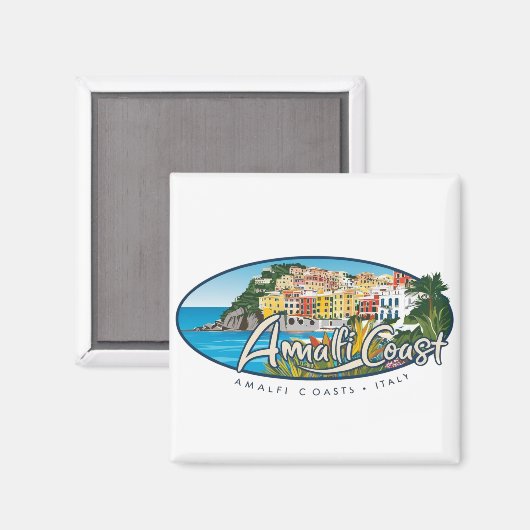 Amalfiküste 2 magnet (Vorderseite/Rückseite)