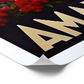 Amalfiküste - Atemberaubende Sicht auf Italiens Kü Poster (Ecke)