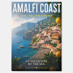 🍋 Amalfiküste Italien Küstenort 🌊 Magnet