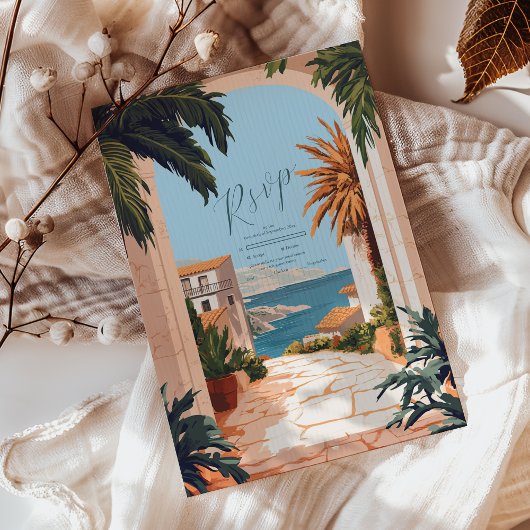 Amalfiküste | mediterrane Hochzeiten RSVP Karte