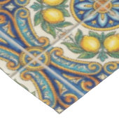 Amalfiküste Mittelmeerfliese Tischdecke (Schrägansicht)
