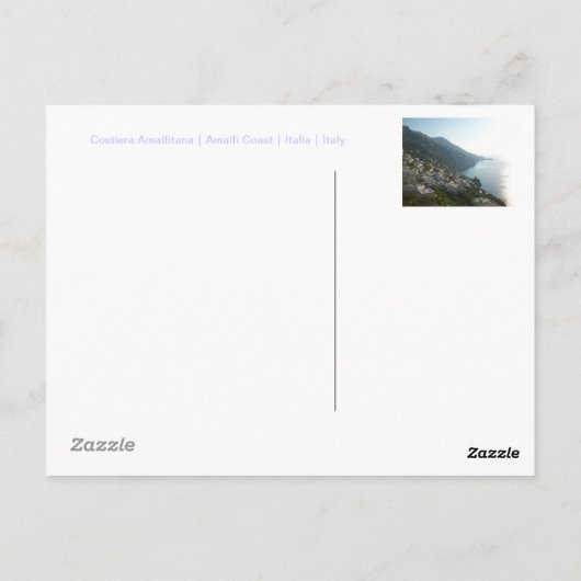 Amalfiküste Postkarte (Rückseite)