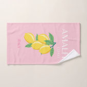 Amalfiküste, Preppy Room, Rosa Badhandtuch Set (Handtuch)