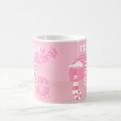 Amalfiküste, Reisekunst, Rosa Kaffeetasse (Mittel)