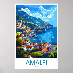 AmalfiVintage Reiseposter Ski Nationalpark Poster
