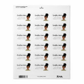 Amalia Adressaufkleber (Vorne)