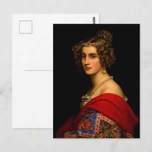 Amalia von Schintling Bayrische Schönheit Postkarte