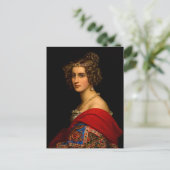 Amalia von Schintling Bayrische Schönheit Postkarte (Stehend Vorderseite)