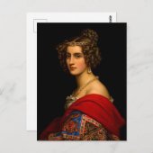 Amalia von Schintling Bayrische Schönheit Postkarte (Vorne/Hinten)