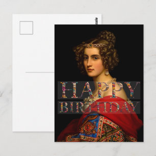 Amalia von Schintling zum Geburtstag Postkarte