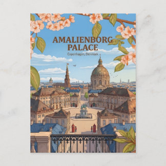 Amalienborg-Palast Kopenhagen Königliche Residenz  Postkarte