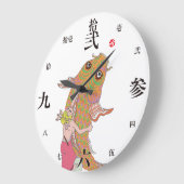 Amami ein Mädchen. Große Wanduhr (Winkel)