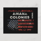 Amana Colonies Iowa Postkarte (Vorderseite)