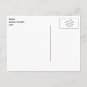 Amana Kolonien, Amana, Iowa Postkarte (Rückseite)