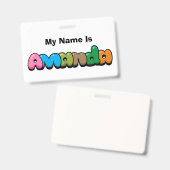 Amanda Ausweis (Vorder- & Rückseite)