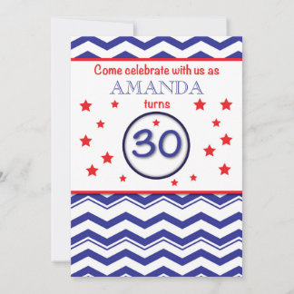 Amanda, Einladung Custom, Personalisierter Name 30