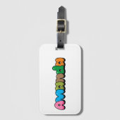 Amanda Gepäckanhänger (Vorderseite Vertikal)