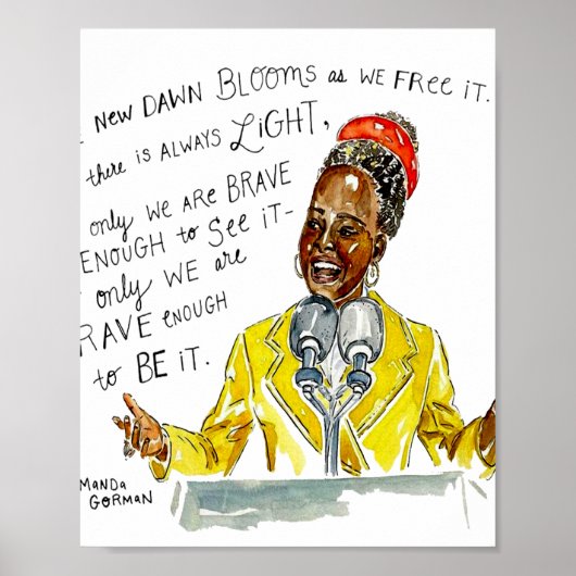 AMANDA GORMAN - Es gibt immer Licht Poster (Vorne)