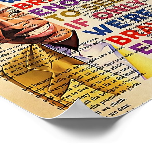 Amanda Gorman Light Poster (Ecke)