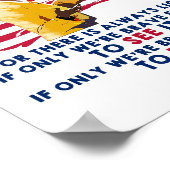 Amanda Gorman - tapfer genug Poster (Ecke)