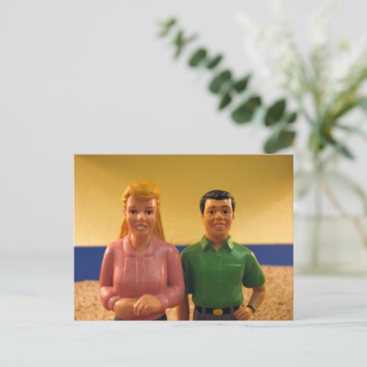 Amanda & ken postkarte (Stehend Vorderseite)