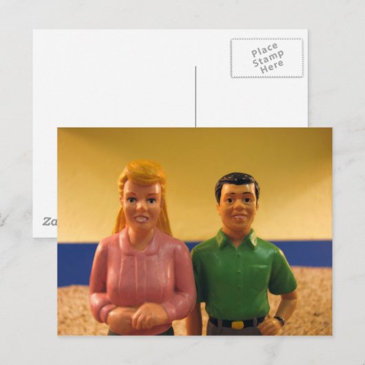 Amanda & ken postkarte (Vorne/Hinten)