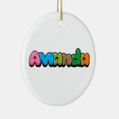 Amanda Keramik Ornament (Rechts)