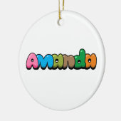 Amanda Keramik Ornament (Links)