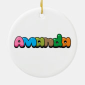 Amanda Keramik Ornament (Hinten)