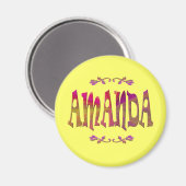 Amanda Magnet (Vorderseite/Rückseite)