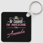 Amanda Natürlich bin ich Phantastisch Schlüsselanhänger (Rückseite)