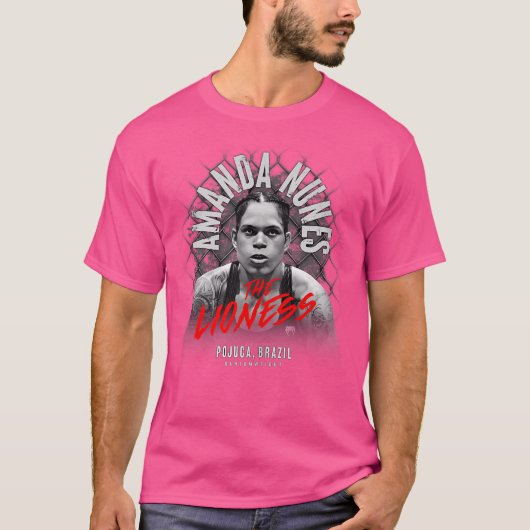 Amanda Nunes Attack T-Shirt (Vorderseite)