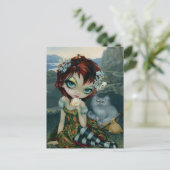 "Amanda Palmer Tarot: Der Dumme" die Postkarte (Stehend Vorderseite)