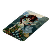 "Amanda Palmer Tarot: Der Dumme" Flex Magnet (Linke Seite)