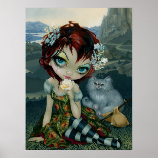 Amanda Palmer Tarot : Die dumme ART PRINT Feenkatz Poster