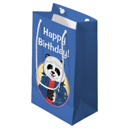 Amanda-Panda Kleine Geschenktüte (Vorderseite Schrägansicht)