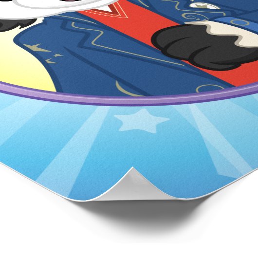 Amanda Panda Poster (Ecke)