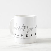 Amanda Peptidname Tasse (Vorderseite Links)