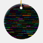 Amanda Text Design I Ornament (Hinten)