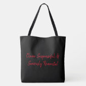 Amanda Uhl Tote Bag Tasche (Rückseite)