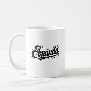 Amanda Vorname letzter Familienname Kaffeetasse
